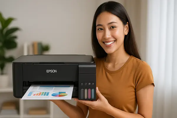 10 เครื่องปริ้น Epson รุ่นไหนดี ปี 2025 แท็งค์แท้ ประหยัดหมึก พิมพ์เยอะคุ้ม