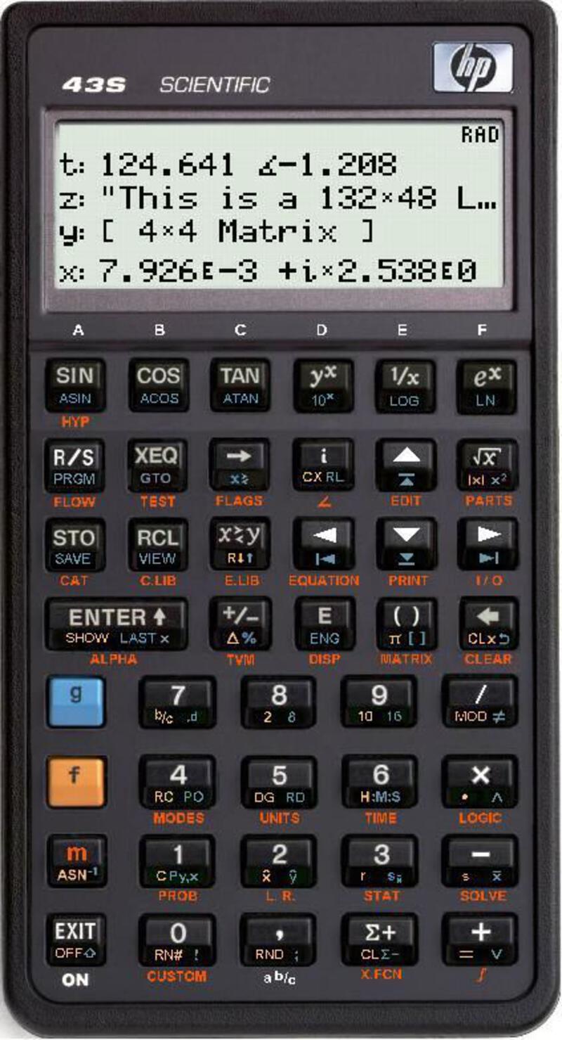 This may contain: a black calculator with the word scientific written on it