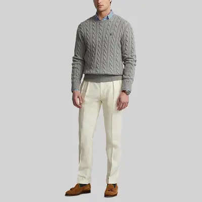 👔✨ Polo Ralph Lauren Pullover Cable-Knit Cotton Sweater – ความคลาสสิกเหนือกาลเวลา สำหรับผู้ชายที่รักความเนี้ยบ