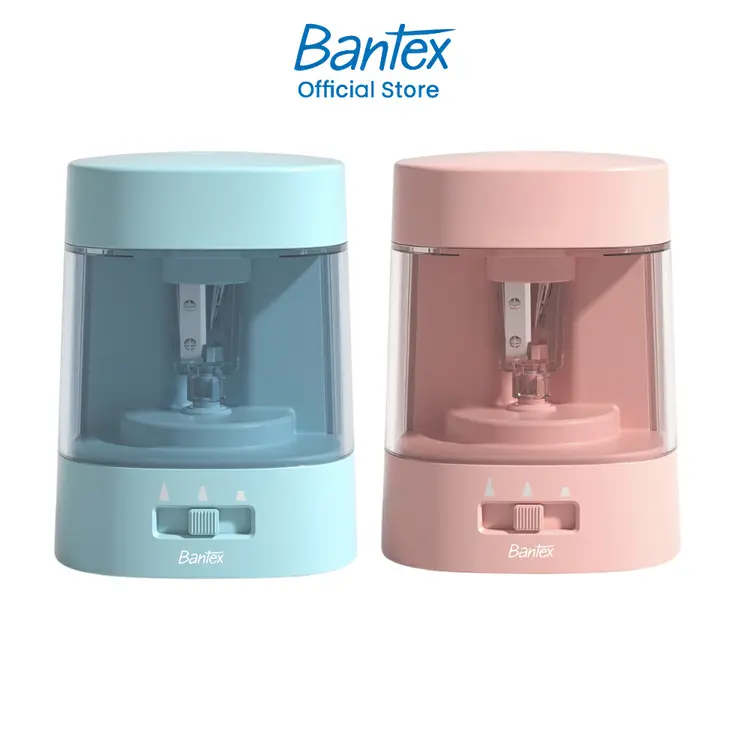 Bantex: กบเหลาอัตโนมัติ เครื่องเหลาดินสอไฟฟ้า ปรับได้ถึง 3 ระดับ ใบมีดคม Electric Sharpener, A3