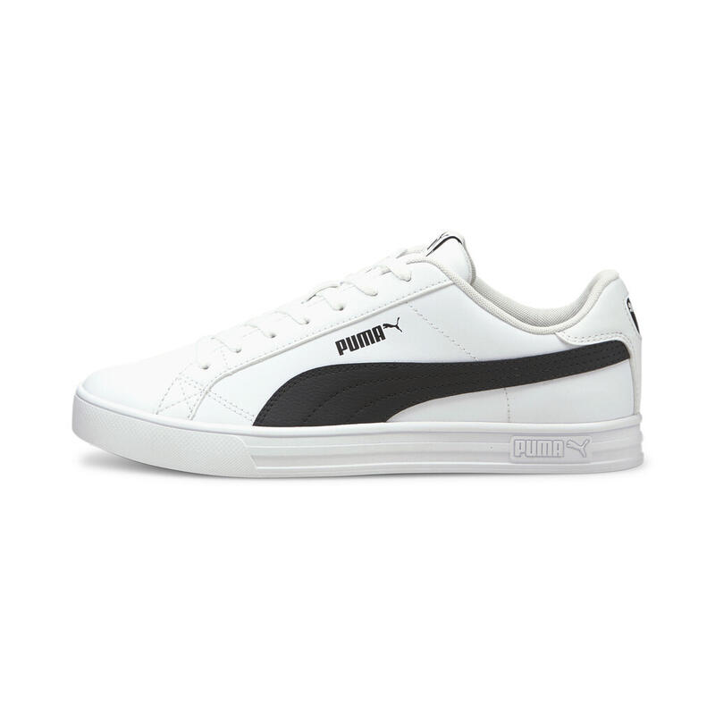 Product image PUMA BASICS - รองเท้ากีฬาข้อต่ำ Smash Vulcanised V3 สีดำ - 38075202 1