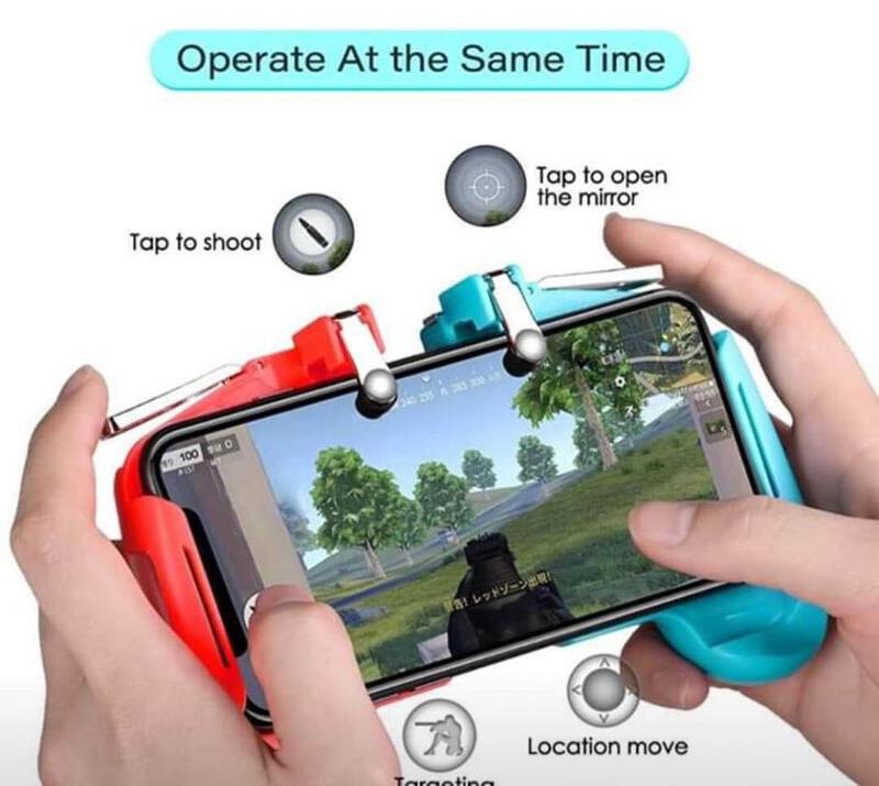 PUBG MOBILE CONTROLLER จอยเกมมือถือรุ่นใหม่ พร้อมตัวช่วยยิงเกม (Shootting  Tab) - PP-Mobile เคสไอแพดมินิ Case iPad Mini Samsung iphone : Inspired by  LnwShop.com (v2)