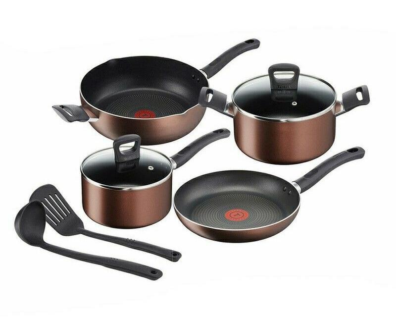 TEFALเซ็ตเครื่องครัว 8 ชิ้นรุ่นG143S895(จ่ายเงินสดลดเพิ่ม2%)