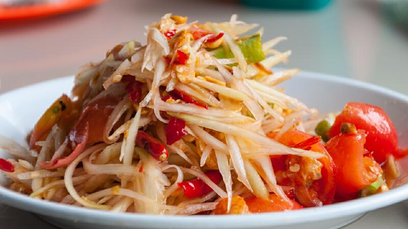 แจกสูตรส้มตำปลาร้า ส้มตำไทย แซ่บๆ ทำกินเองได้อร่อย ทำขาย