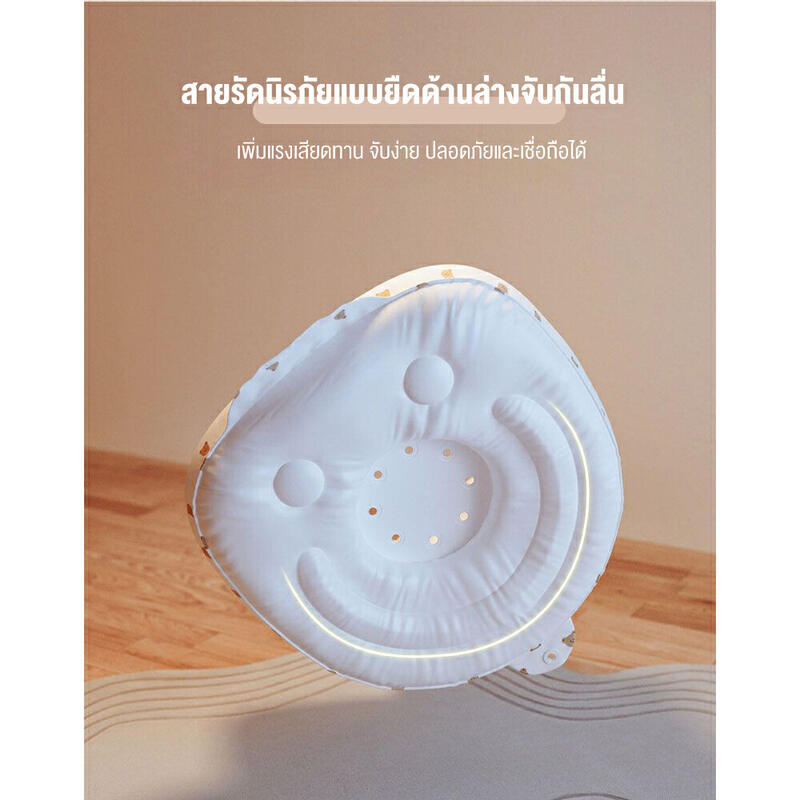 Product image เก้าอี้นั่งกินข้าวเด็ก เก้าอี้ฝึกนั่ง นั่งสบาย อากาศถ่ายเท ปลอดภัยป้องกันตก 5