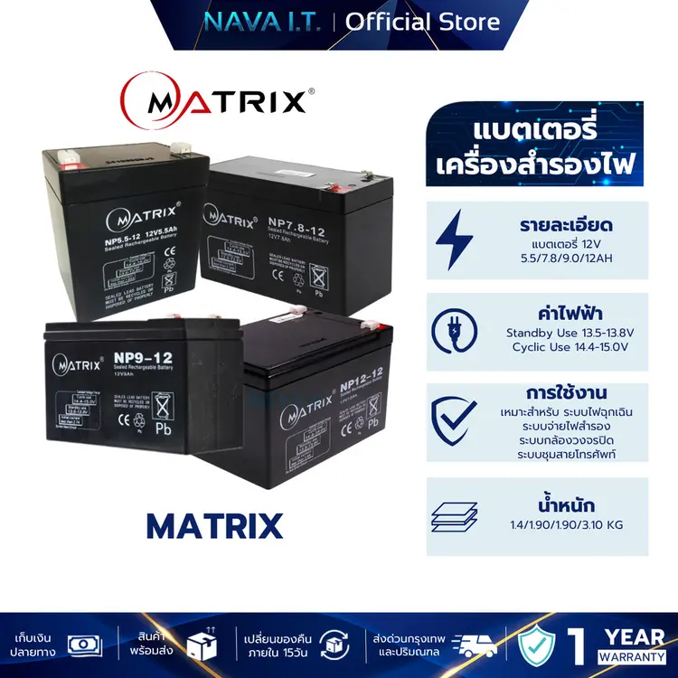 Matrix: UPS BATTERY, A5