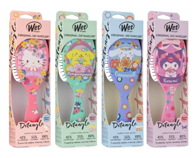 น่ารักเกินต้าน! Wet Brush คอลแลปใหม่ หวีแล้วผมเงางามทุกวัน 🪞