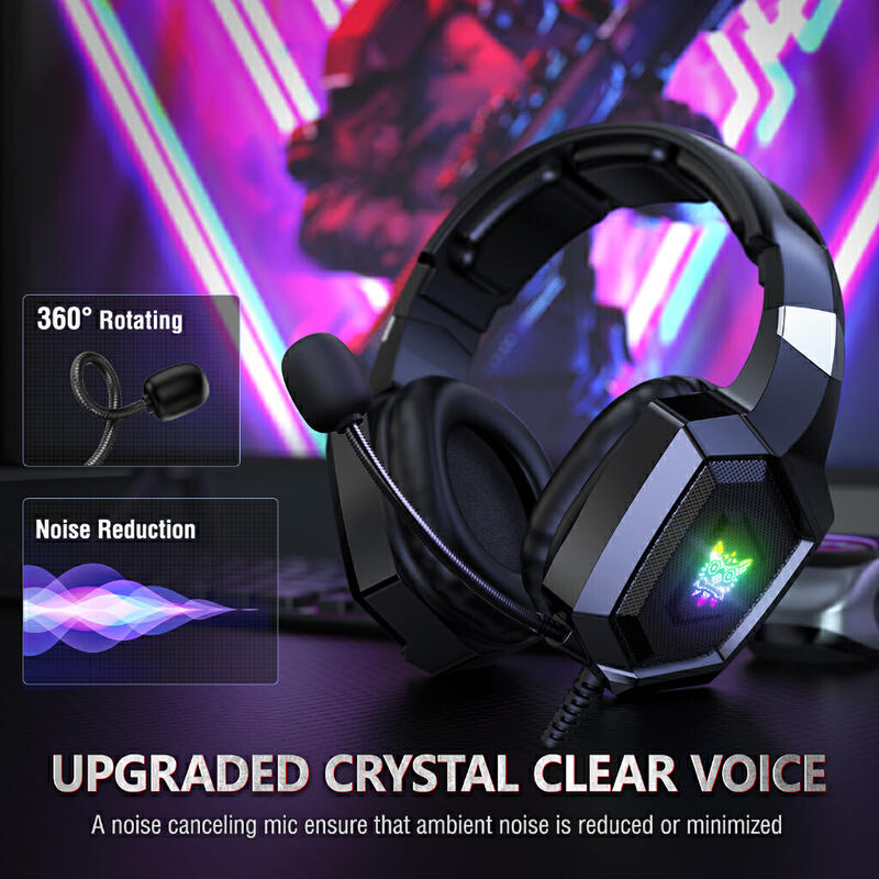 Product image ONIKUMA K8 RGB Gaming Headset หูฟังเกมมิ่งใช้งานได้ทั้ง PC / Mobile / PS4 / XBOX / Nintendo-SW 3