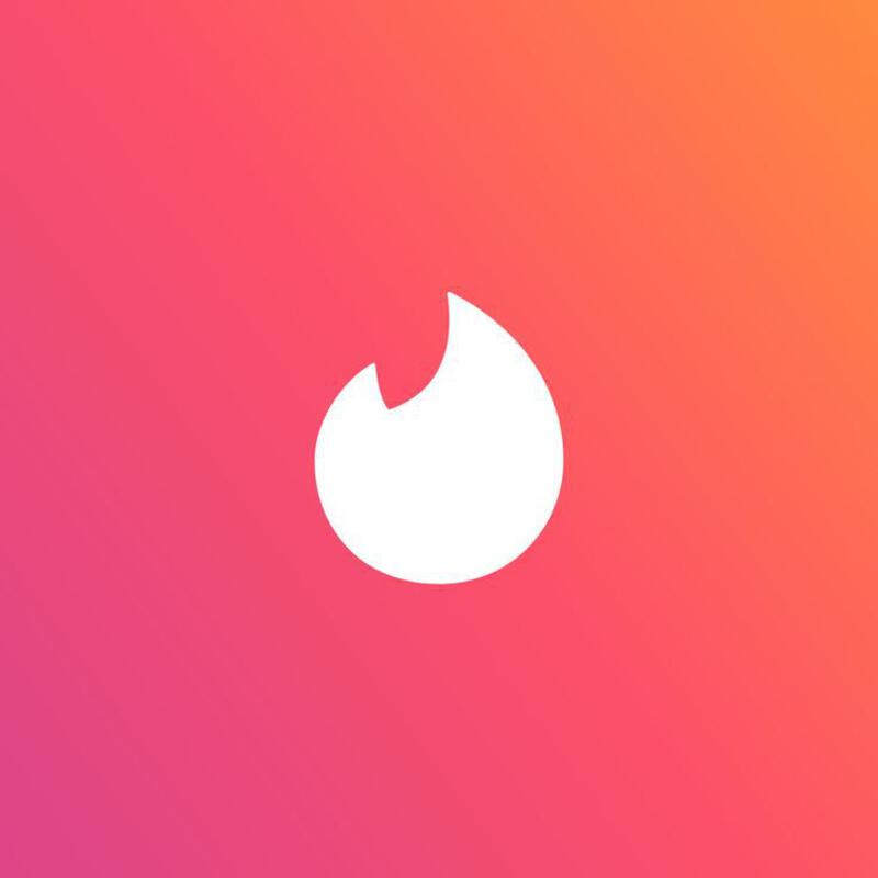 This may contain: a white circle on a pink and orange background