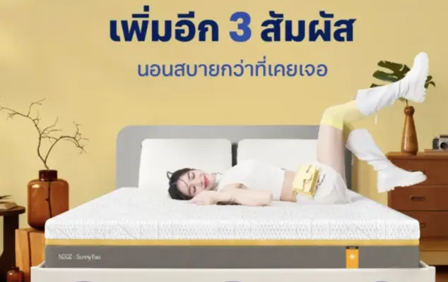 บอกลาอาการปวดหลัง! ที่นอนยางพาราธรรมชาตินำเข้าจากไทย นุ่มแต่ไม่ยุบตัว รองรับการนอนหลับสนิท