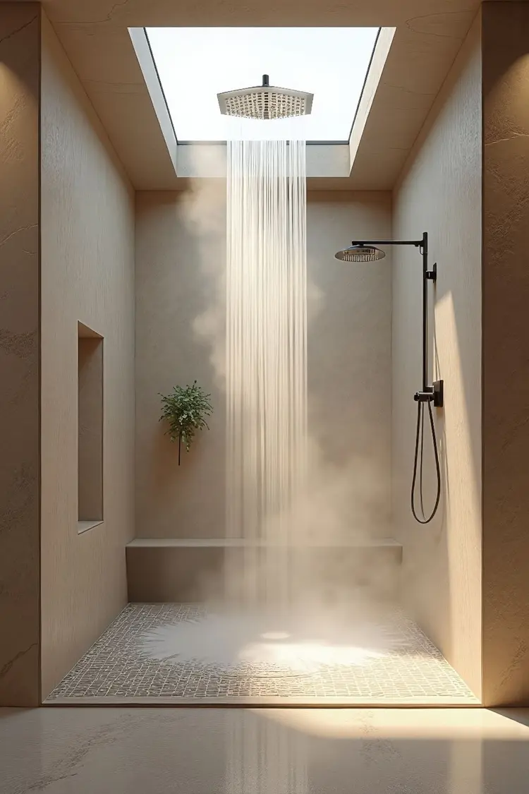 ฝักบัวแบบ Rain Shower: เปลี่ยนห้องน้ำธรรมดาให้กลายเป็นสปาส่วนตัวในบ้าน