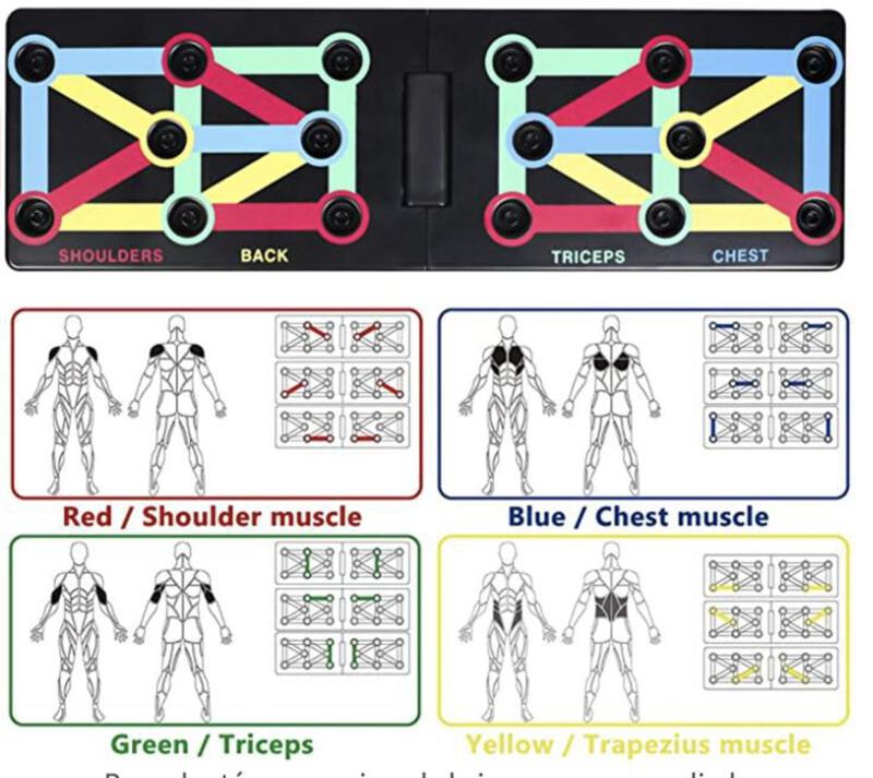 This may contain: the diagram shows how to use an exercise mat for back and shoulder muscles, with instructions on