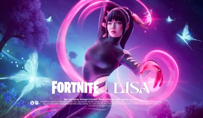 Epic Games จุดกระแสใหม่ ลิซ่าเตรียมเข้า Fortnite ผู้เล่นแห่ดาวน์โหลด
