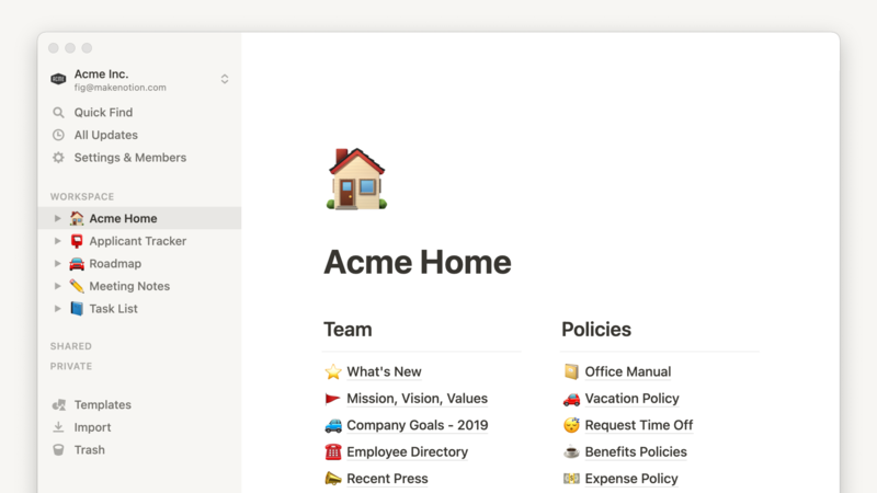 Notion for desktop – Notion Help Center