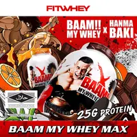 BAAM MY WHEY PROTEIN MAX (5 LB) | โปรตีนคุณภาพดีในราคาที่คุ้มค่า | FITWHEY
