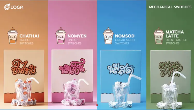 รวมมิตร Keyboard Switches แบรนด์ LOGA ของดีจากแบรนด์ไทยที่สายคัสตอมต้องลอง!