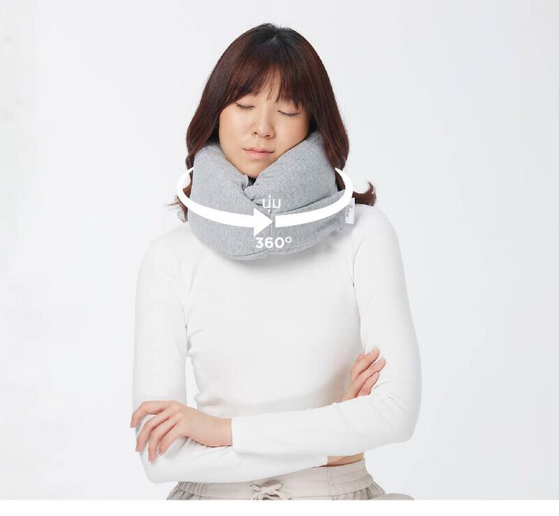 Product image Mr.Big Travel Pillow หมอนรองคอ รองรับสรีระคอ 360 องศา ป้องกันคอพับ นั่งหลับไม่ปวดคอ 6