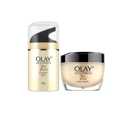 Olay Total Effects 7 in 1 Day Cream SPF 15 + Night Cream อ่อนเยาว์ในเซตเดียว