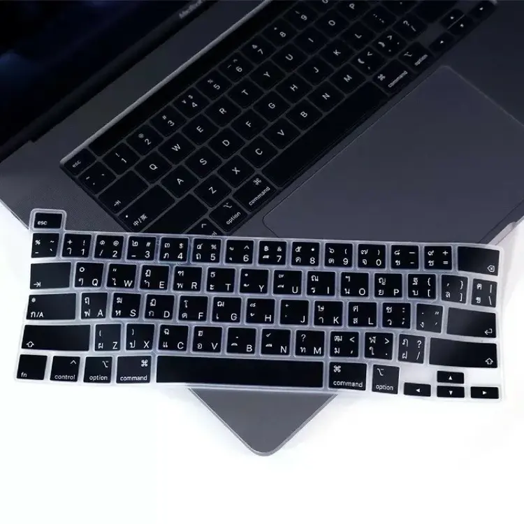 🖥️ ซิลิโคนคีย์บอร์ดสำหรับ MacBook Air/Pro (ไทย–อังกฤษ)
