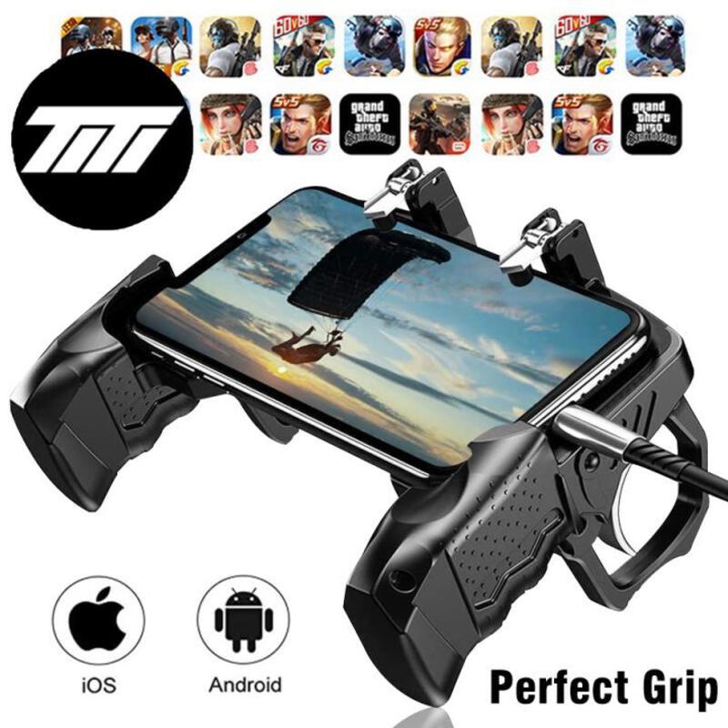 K21 Gamepad ใหม่ล่าสุด จับถนัดมือ ด้ามจับพร้อมปุมยิง PUBG Free Fire จอยเกม  จอยเกมส์ จอยเกมส์มือถือ จอยเกมส์ pubg ฟีฟาย Shooter Controller Mobile  Joystick จอยถือด้ามจับเล่นเกม จอยกินไก่ | Lazada.co.th