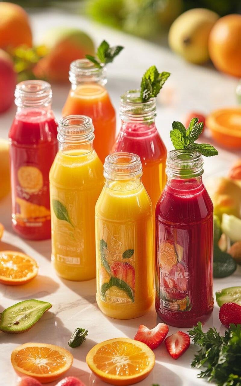 รูปนี้มี: Energie Saft Rezepte, gesunde Getränke, einfache Saftideen