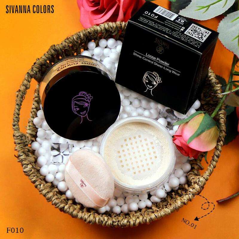Product image Sivanna Colors แป้งฝุ่นและควบคุมความมัน Loose Powder F010 20g มี 3 เฉดสี 3