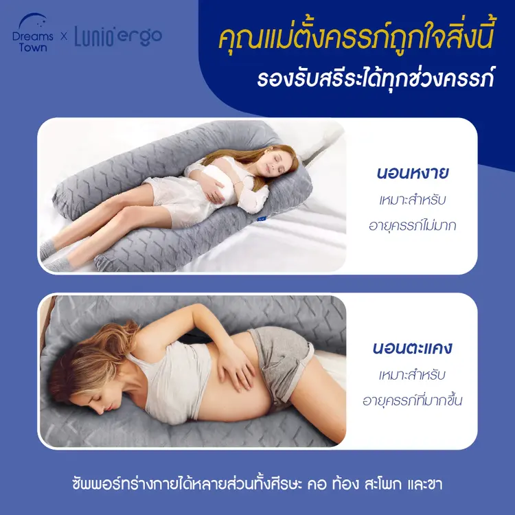 หมอนเพื่อสุขภาพ Lunio : ผู้ช่วยของการพักผ่อนที่แท้จริง