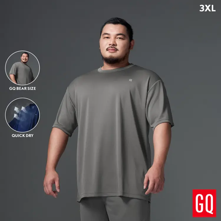 เสื้อยืดกีฬา GQ Bear Size Sports T-Shirt ใส่สบายจริง สำหรับสายแอคทีฟไซซ์หมีโดยเฉพาะ