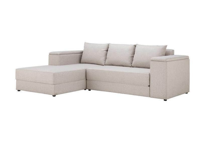 INDEX LIVING MALL โซฟาผ้าปรับนอน L-shape รุ่นสตีเฟ่น | Lazada.co.th