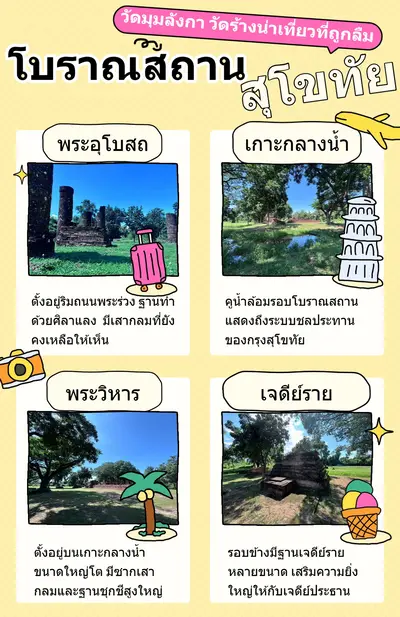 ✨โบราณสถานวัดมุมลังกา วัดร้างน่าเที่ยวที่ถูกลืม เมืองเก่า สุโขทัย 🏛️