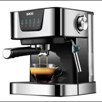 SKG เครื่องชงกาแฟสด รุ่น SK-1208 (สามารถตั้งเวลาการชงกาแฟได้) แถมฟรี ก้านชงกาแฟ,ถ้วยกรองกาแฟขนาด 1และ2 คัพ,ช้อนตักกาแฟ
