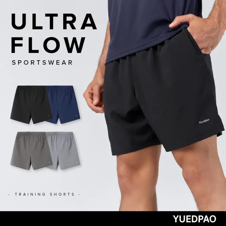 Yuedpao Sportswear Ultra Flow Training Shorts – กางเกงออกกำลังกายที่เกิดมาเพื่อความคล่องตัว เบา โปร่ง และพร้อมลุยทุกการซ้อม
