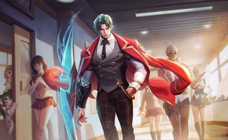 This may contain: a man in a suit and tie standing next to other people