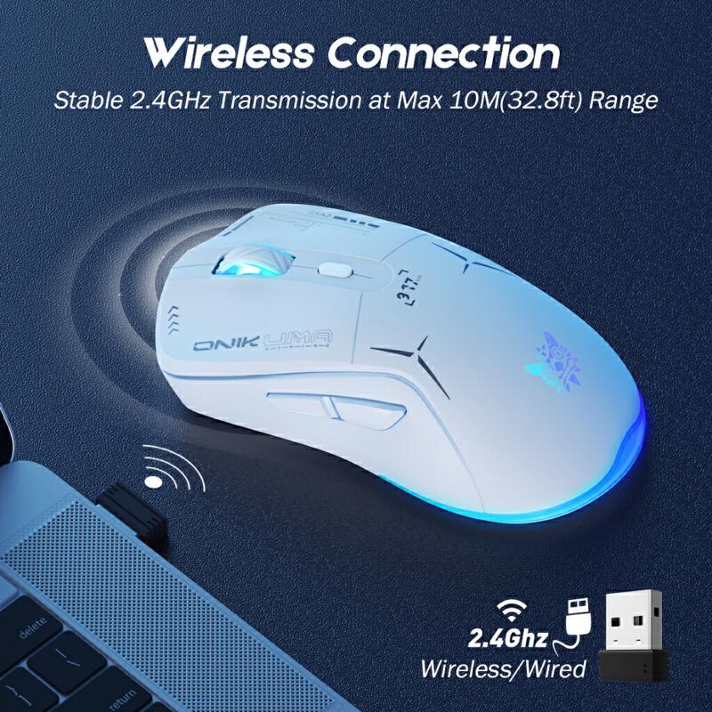 Product image ONIKUMA CW917 Wireless Gaming Mouse เมาส์ไร้สาย เมาส์เกมมิ่ง ประกัน 2 ปี สำหรับตัว เม้าส์ 4