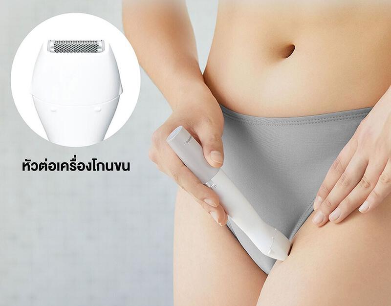 Product image Panasonic เครื่องตัดแต่งขนบิกินี่ รุ่น  ES-WV62B-HL  แถมหัวต่อ 4 ชิ้น ดีไซน์กันน้ำทั้งตัวเครื่องและส่วนหัว แบตเตอรี่AA 5