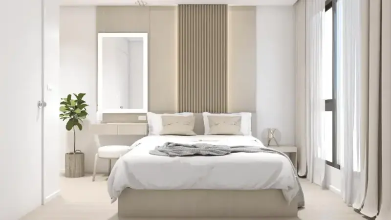 14 ไอเดียแต่งห้องนอนมินิมอล สวยคลีน นอนสบายแบบสุดชิล! | dooDeco