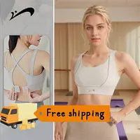 Yoga bras เสื้อบราโยคะ สปอร์ตบราออกกำลังกาย สายเดี่ยวไขว้หลัง ทรงใหม่สวยใส่สบาย