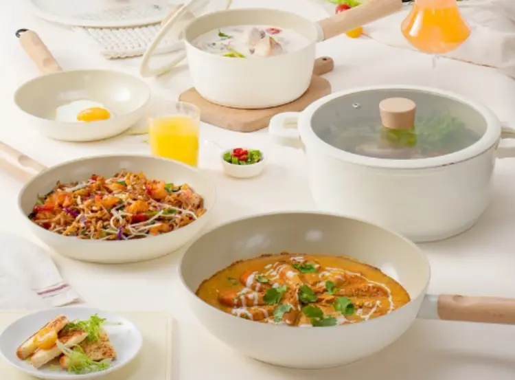 🍳 ชุดเครื่องครัว “กระทะและหม้อครบจบในเซตเดียว” — สายทำอาหารต้องชอบ!