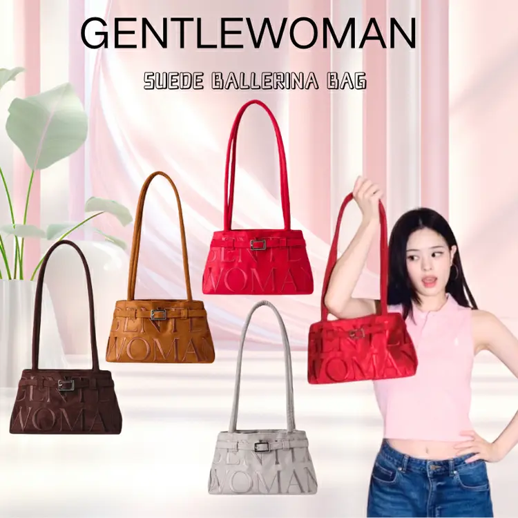 Gentlewoman: SUEDE BALLERINA BAG, A1