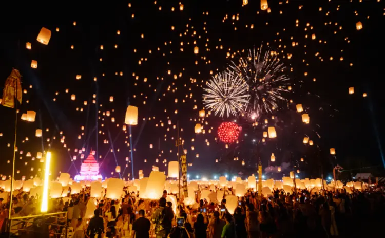 ยี่เป็งล้านนาอินเตอร์ 2025 ค่ำคืนแห่งแสงโคม ส่องใจให้สว่างเหนือท้องฟ้าเชียงใหม่