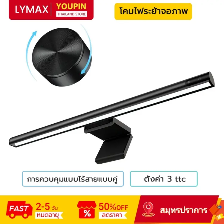 ของที่ควรมีติดโต๊ะทำงาน: โคมไฟหน้าจอคอม Lymax ตัวช่วยเล็กๆ ที่ทำให้สบายตาในการทำงานบนหน้าจอนาน ๆ