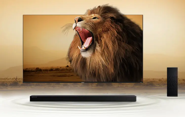 Hisense Soundbar HS2100 ซาวด์บาร์ 2.1 CH พลังเสียง 240 วัตต์ เติมอรรถรสความบันเทิงให้ทีวีธรรมดา กลายเป็นโฮมเธียเตอร์