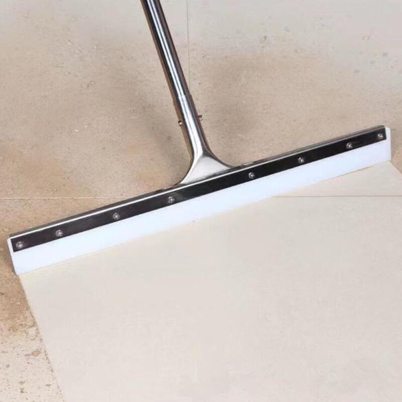 ไม้ปาดน้ำพื้น 24 นิ้วสแตนเลสเกรด304ทั้งชุด ยางซิลิโคนสีขาว ฟู้ดเกรด FOOD  GRADE ใช้งานอาหารและคลีนรูม ทนความร้อนได้ถึง200องศาC