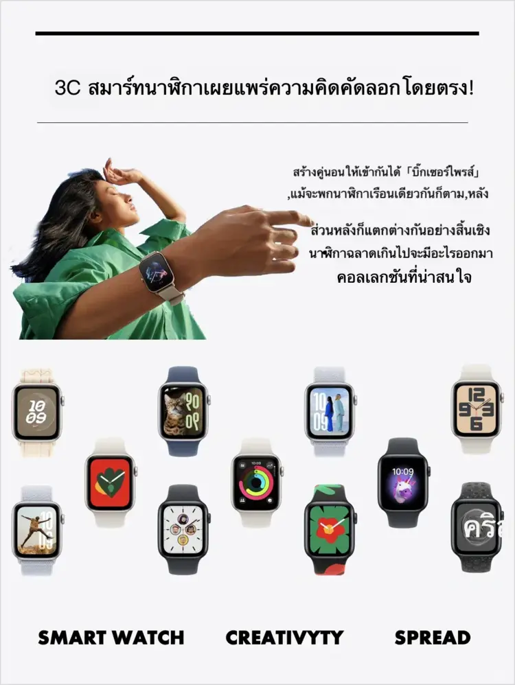 🔥⌚️ "อัพเกรดสุขภาพด้วย Smart Watch ดีไซน์ล้ำ!"