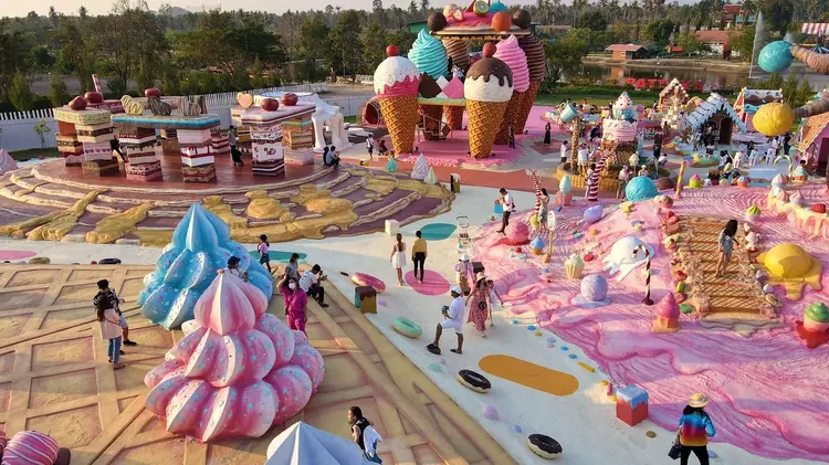 แนะนำที่เที่ยว Great & Grand Sweet Destination ดินแดนขนมหวานสุดแฟนตาซีแห่งพัทยา