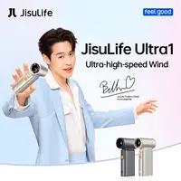 JisuLife 3 in 1 พัดลมพกพา แบตเตอรี่ 9000 mAh ชาร์จได้ พร้อมฟังก์ชั่นกันฝุ่น ขนาดเล็ก พร้อมความเร็ว 1-100 ระดับ จอแสดงผล LED ตั้งแคมป์กลางแจ้ง