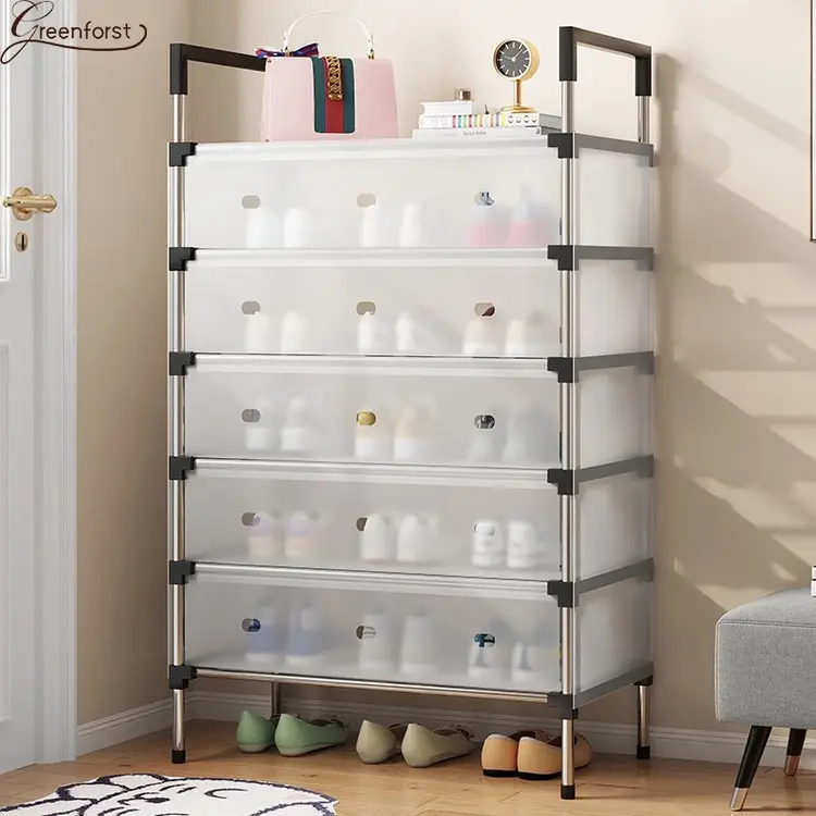 Greenforst ชั้นวางรองเท้า ที่เก็บรองเท้า ตัวช่วยจัดบ้านที่ทั้งเรียบง่ายและดูดีมากขึ้น