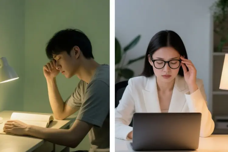 ความเข้มข้นของการเรียนและการทำงานสูง โคมไฟถนอมสายตาจึงสำคัญมาก