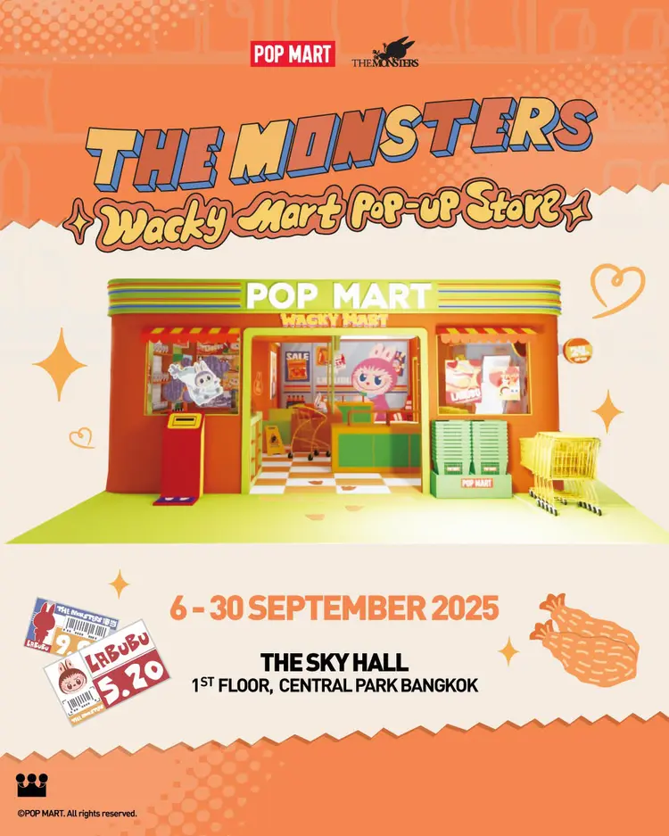 🎉 Shop Popmart  ที่มีแต่Labubu  เปิดแล้วที่ Central Park!
