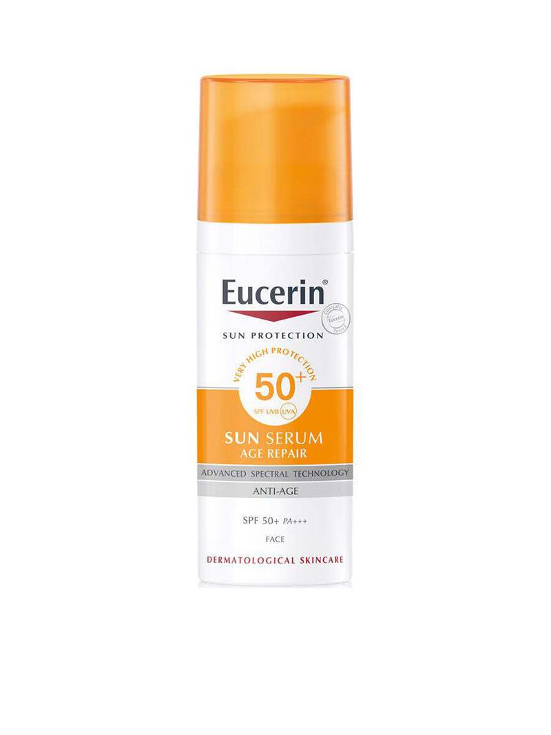 EUCERIN ผลิตภัณฑ์ป้องกันแสงแดด Sun Anti-Aging SPF 50+ 50 มล. | ลด 10.0% | Central Online